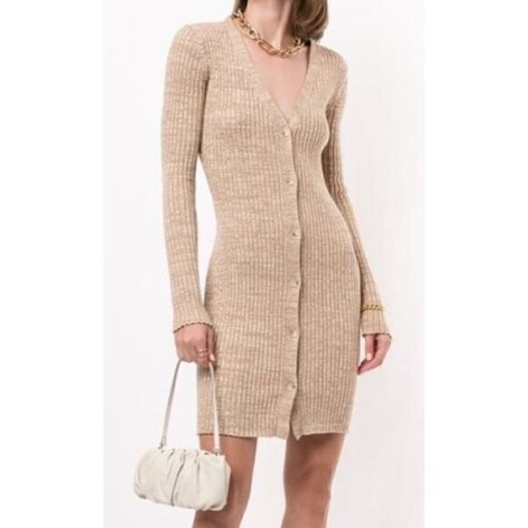 Anna Quan Misha Rib Knit Cardigan Dress Sz. 10 (US 6) - Picture 1 of 6